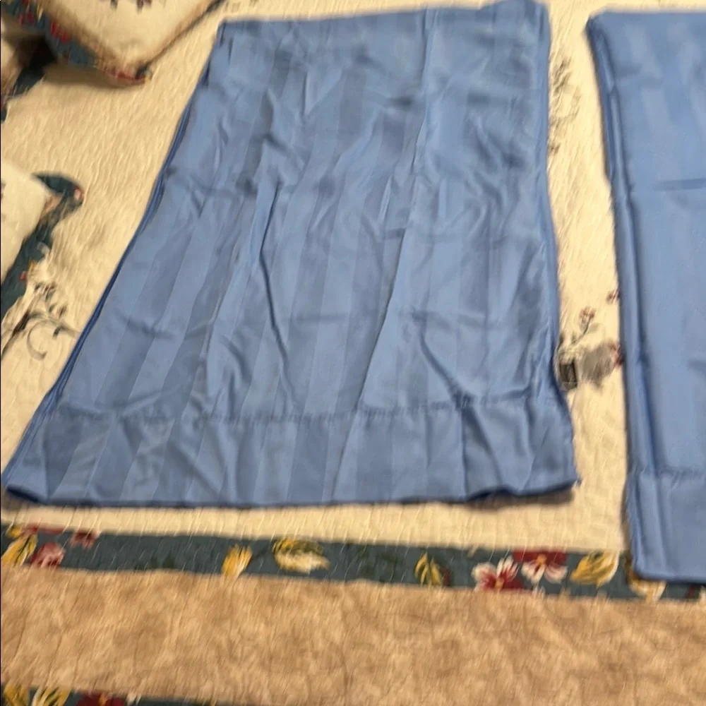 Charter Club Ocean Blue Cotton King Sheet Set & Cases